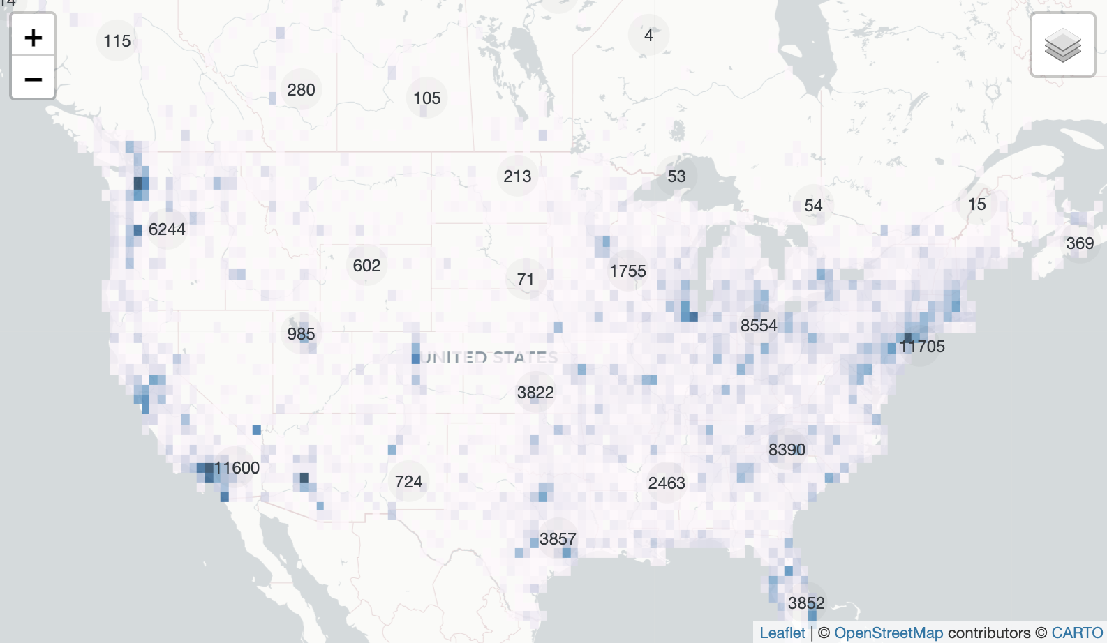 UFO Sightings Map
